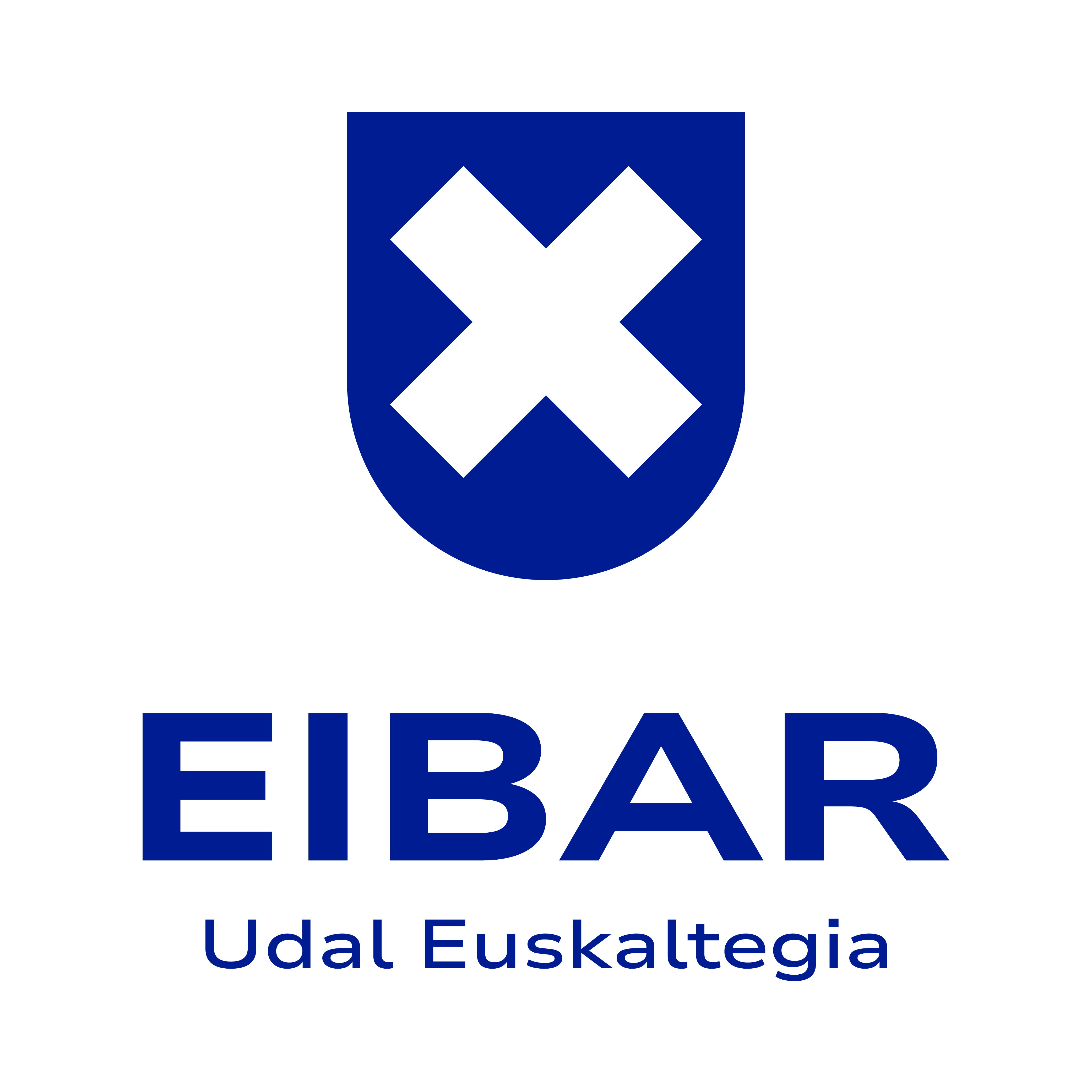 Udal Euskaltegia bertikala urdina